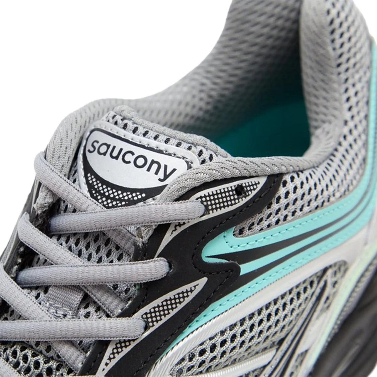 Saucony Progrid Omni 9 Silver Teal Grey Sneakers