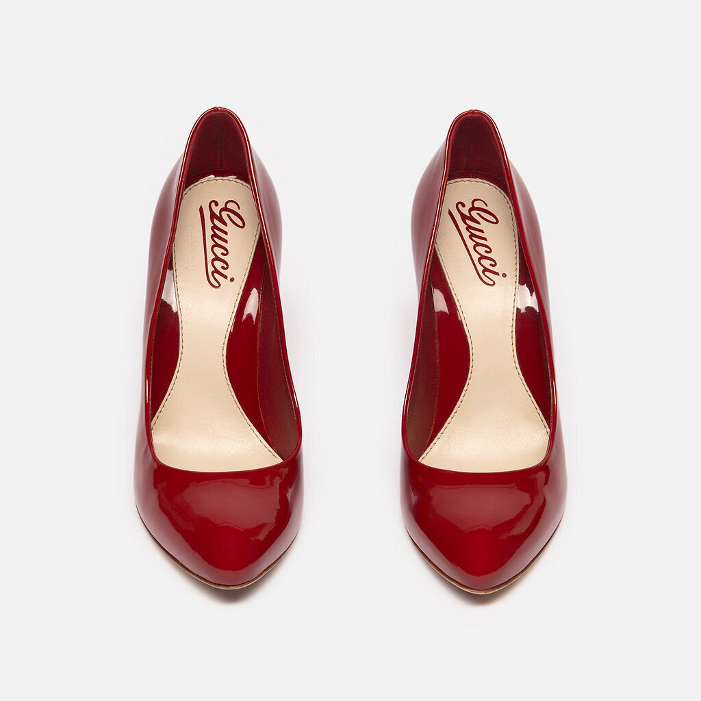 Gucci Red Patent Pump