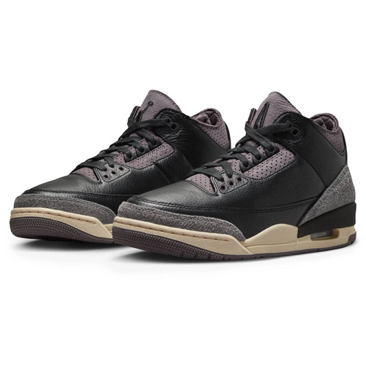 A Ma Maniére x Air Jordan 3 Retro Black Violet Ore - Women's Sneakers