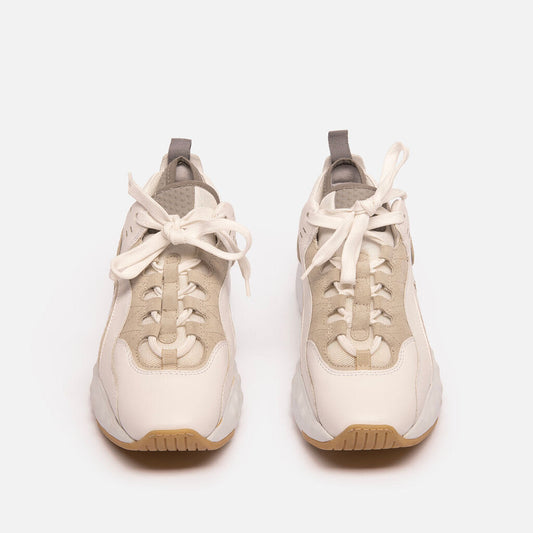 Acne Studios White Leather Chunky Sneakers