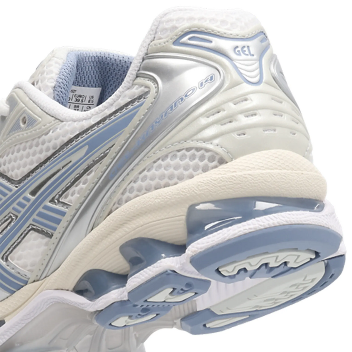 ASICS Gel-Kayano 14 White Light Navy Sneakers