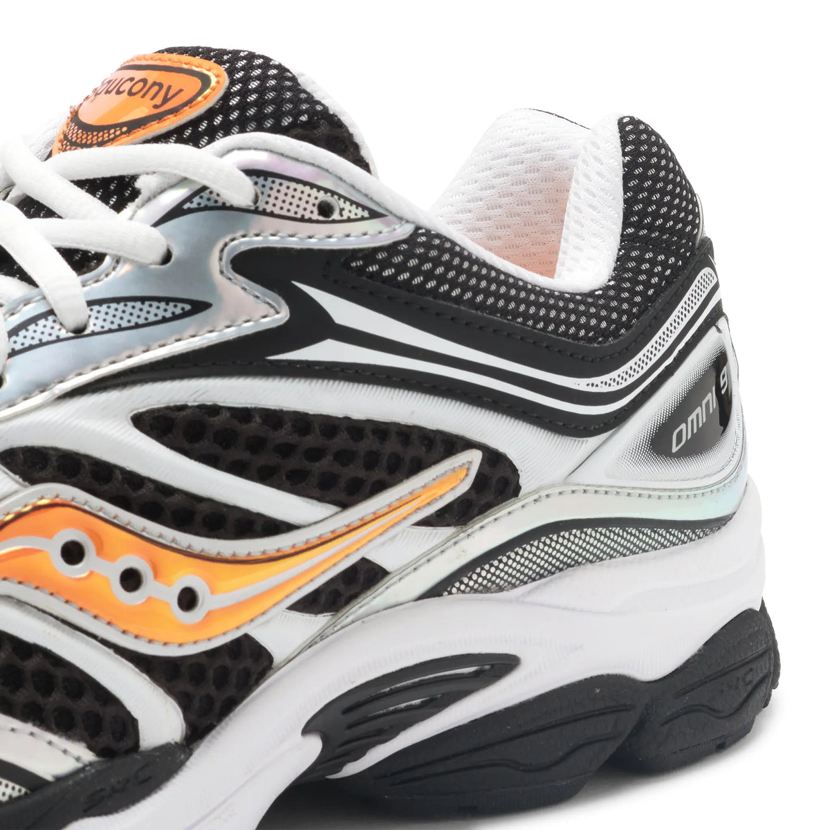Saucony Progrid Omni 9 Speed Shades White Black Orange Vo2 Sneakers