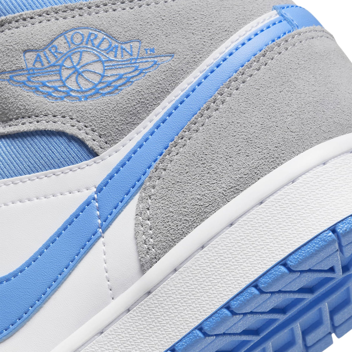 Air Jordan 1 Mid University Blue Grey Sneakers
