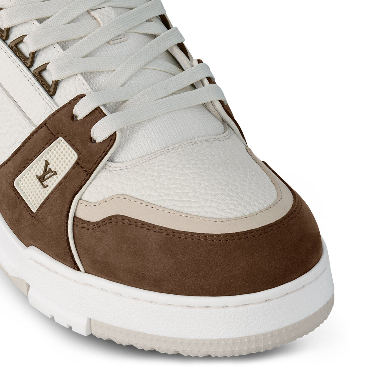 Louis Vuitton LV Trainer Calf Leather Moka Sneaker - Brown