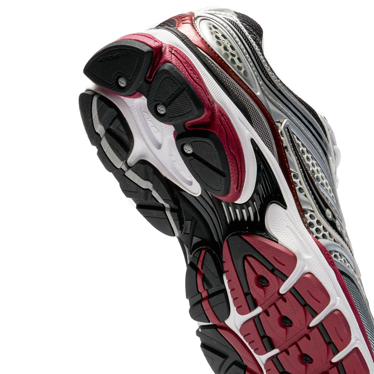 Saucony Progrid Omni 9 Silver Red Sneakers