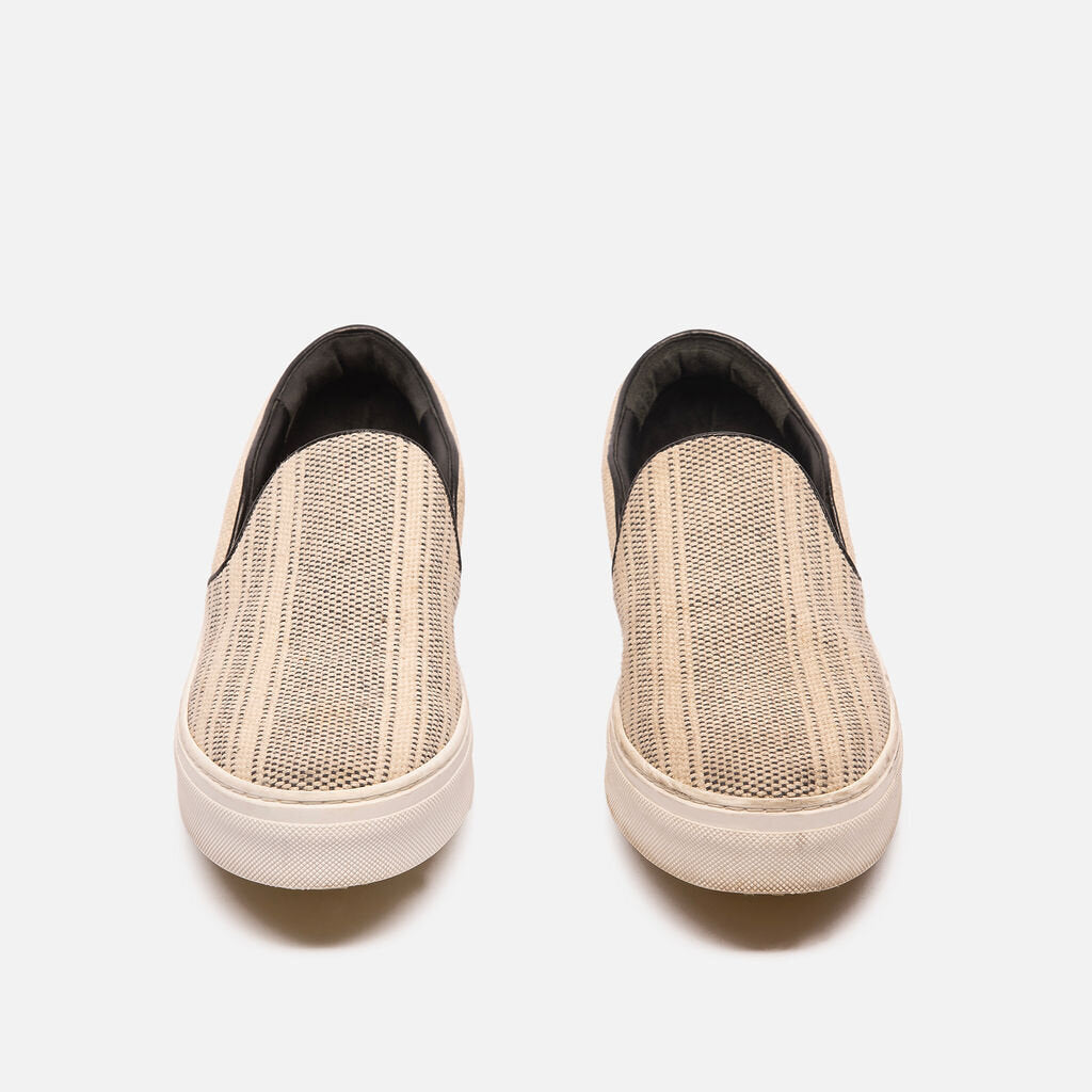 Celine Beige Canvas Slip-On Sneaker