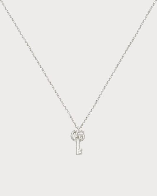 GUCCI GG Marmont Key Charm Necklace 925(Silver)