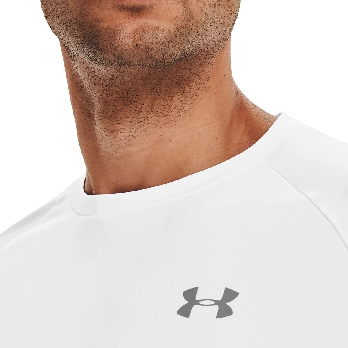 Under Armour UA Tech White Black T-Shirt & Shorts