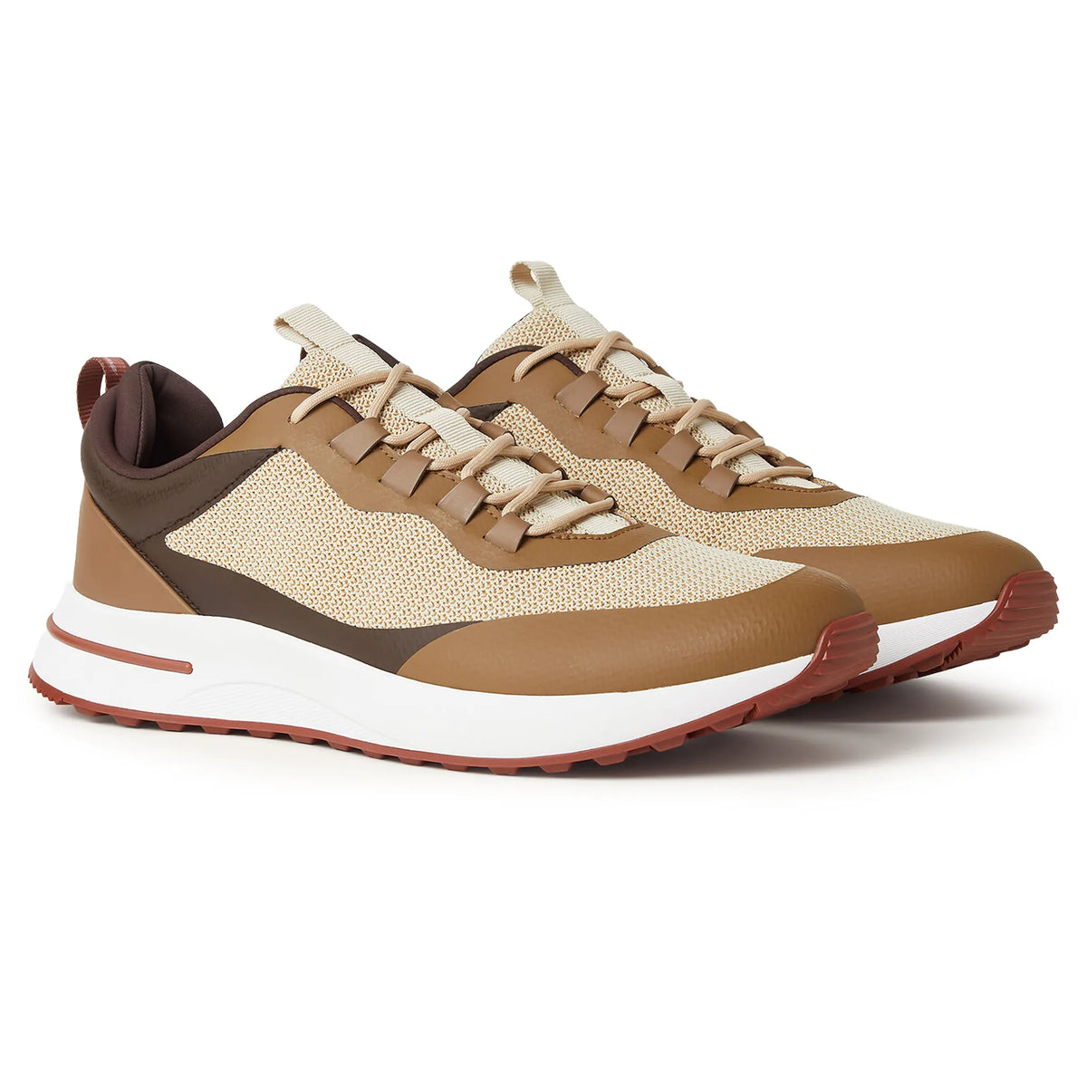 Loro Piana Week End Walk Autumn Field Linen Mesh Sneaker