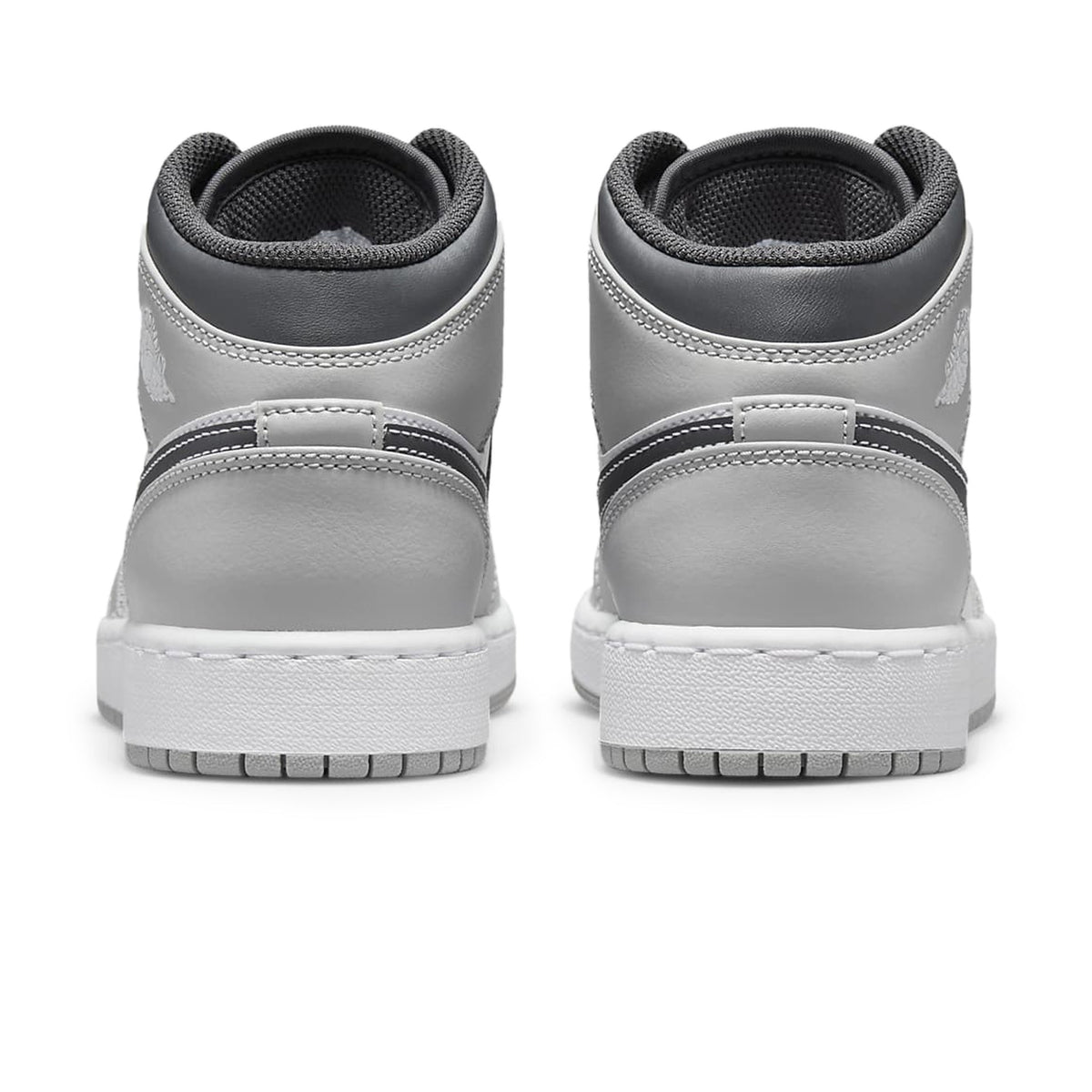 Air Jordan 1 Mid Light Smoke Grey Anthracite (GS) Sneakers
