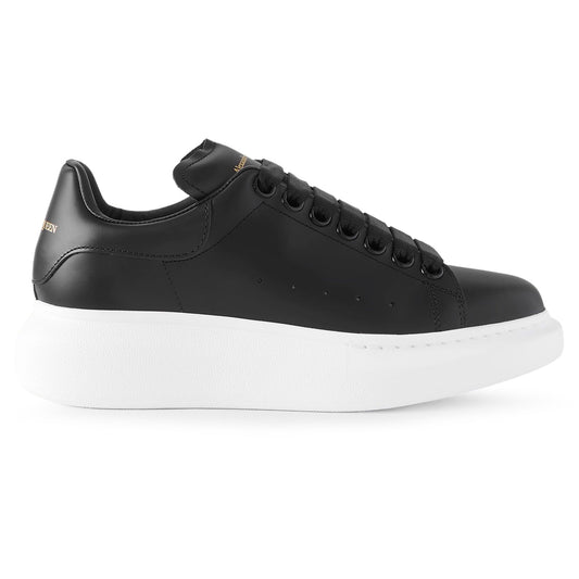 Alexander Mcqueen Raised Sole Black Sneaker - Women's