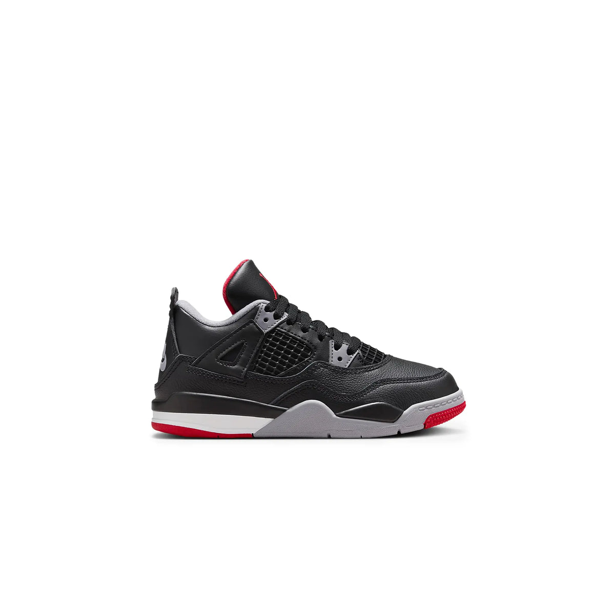 Air Jordan 4 OG Bred Reimagined (PS) Sneakers - Black