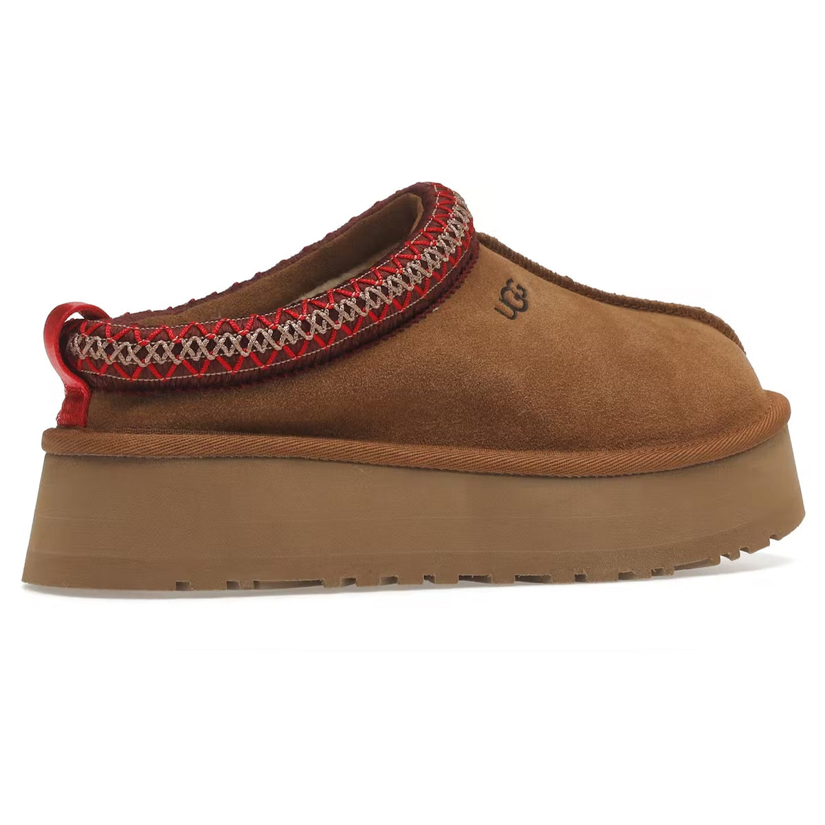UGG Tazz Platform Chestnut Slippers - Women's - Brown