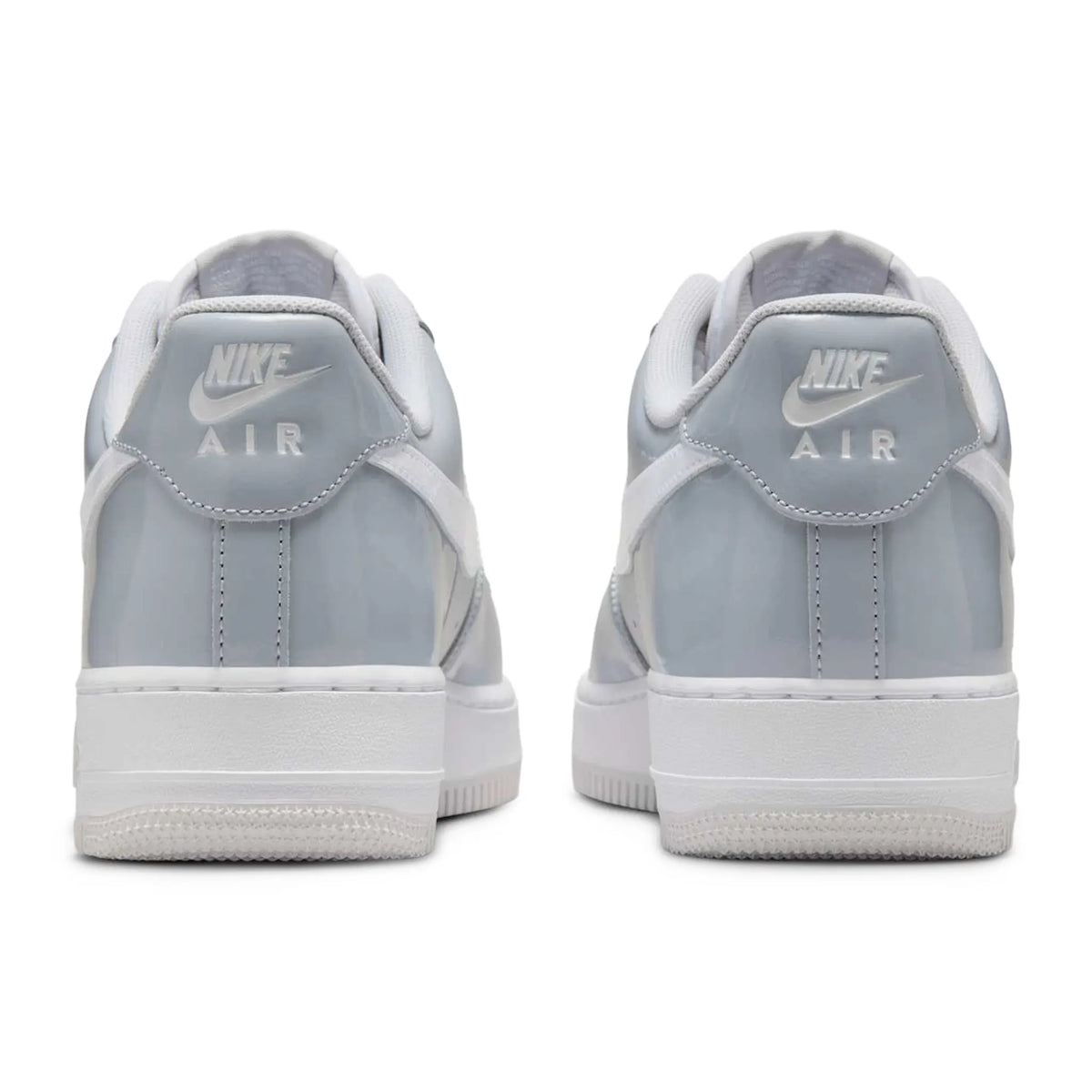 Nike Air Force 1 Low '07 LV8 Wolf Grey Patent Sneakers