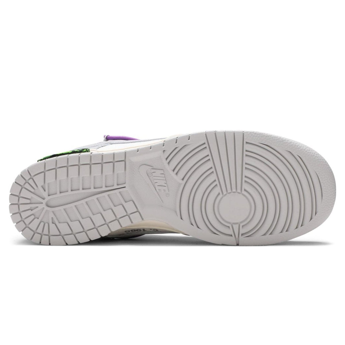 Nike x Off-White Dunk Low Lot 47 Sneakers - Grey