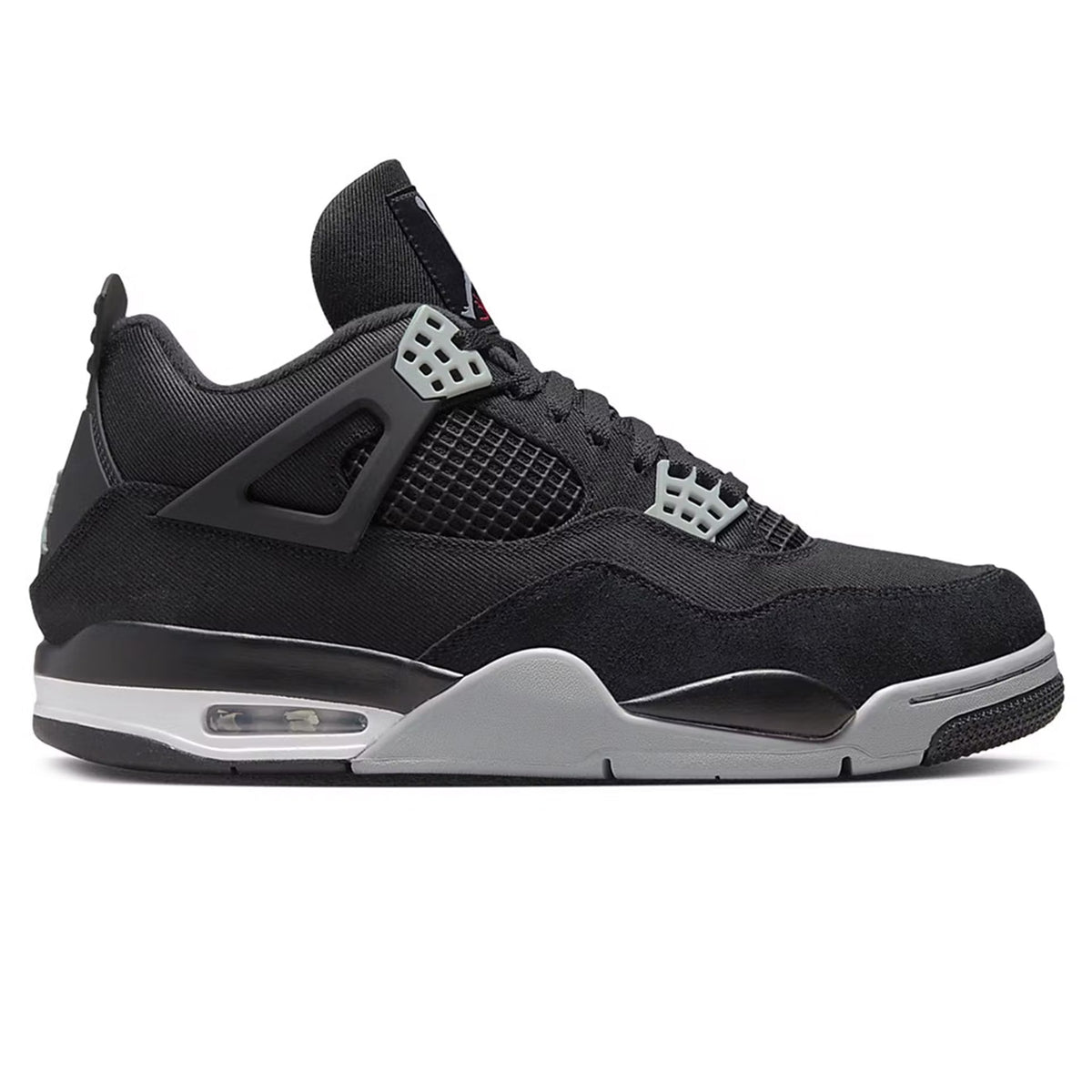 Air Jordan 4 Retro SE Black Canvas Sneakers