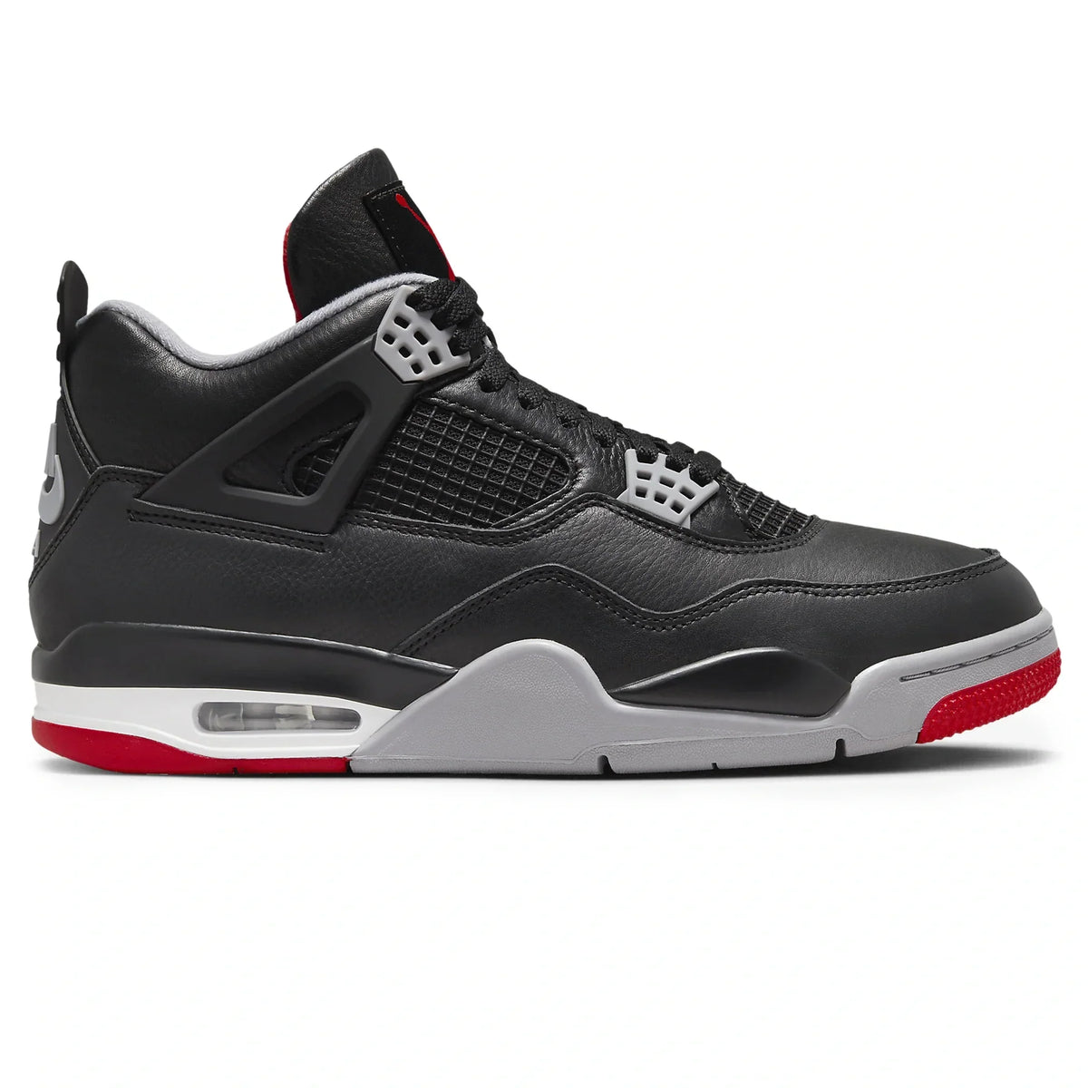 Air Jordan 4 OG Bred Reimagined Sneakers - Black