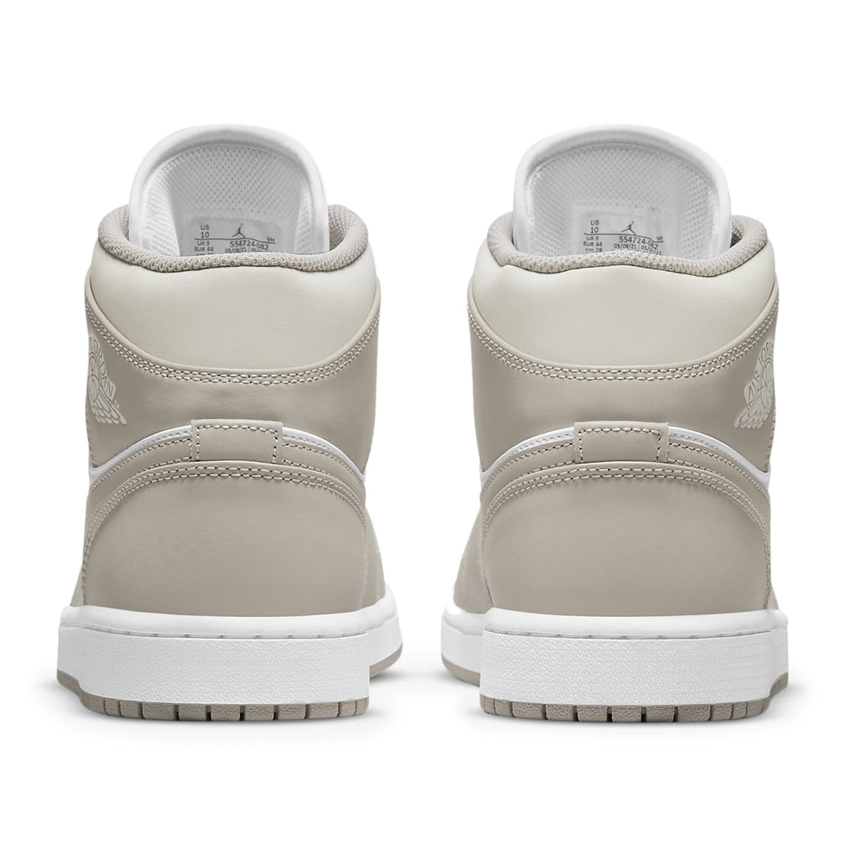 Air Jordan 1 Mid Linen Sneakers - Beige