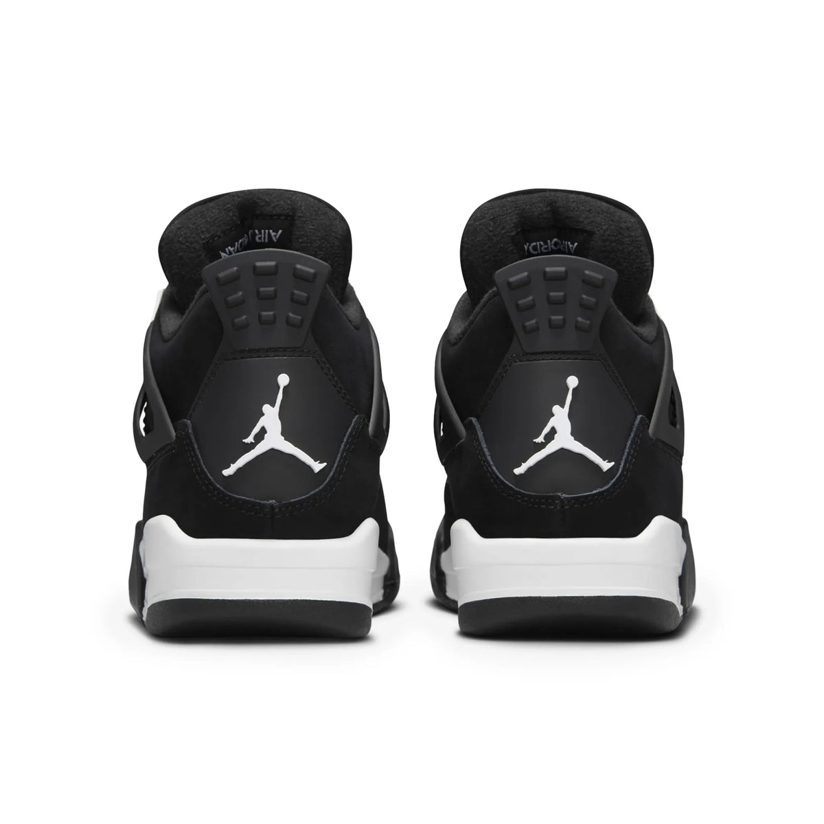 Air Jordan 4 Retro White Thunder (GS) Sneakers - Black