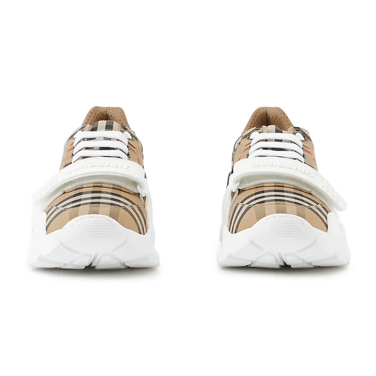 Burberry Vintage Check Cotton Sneaker - Beige
