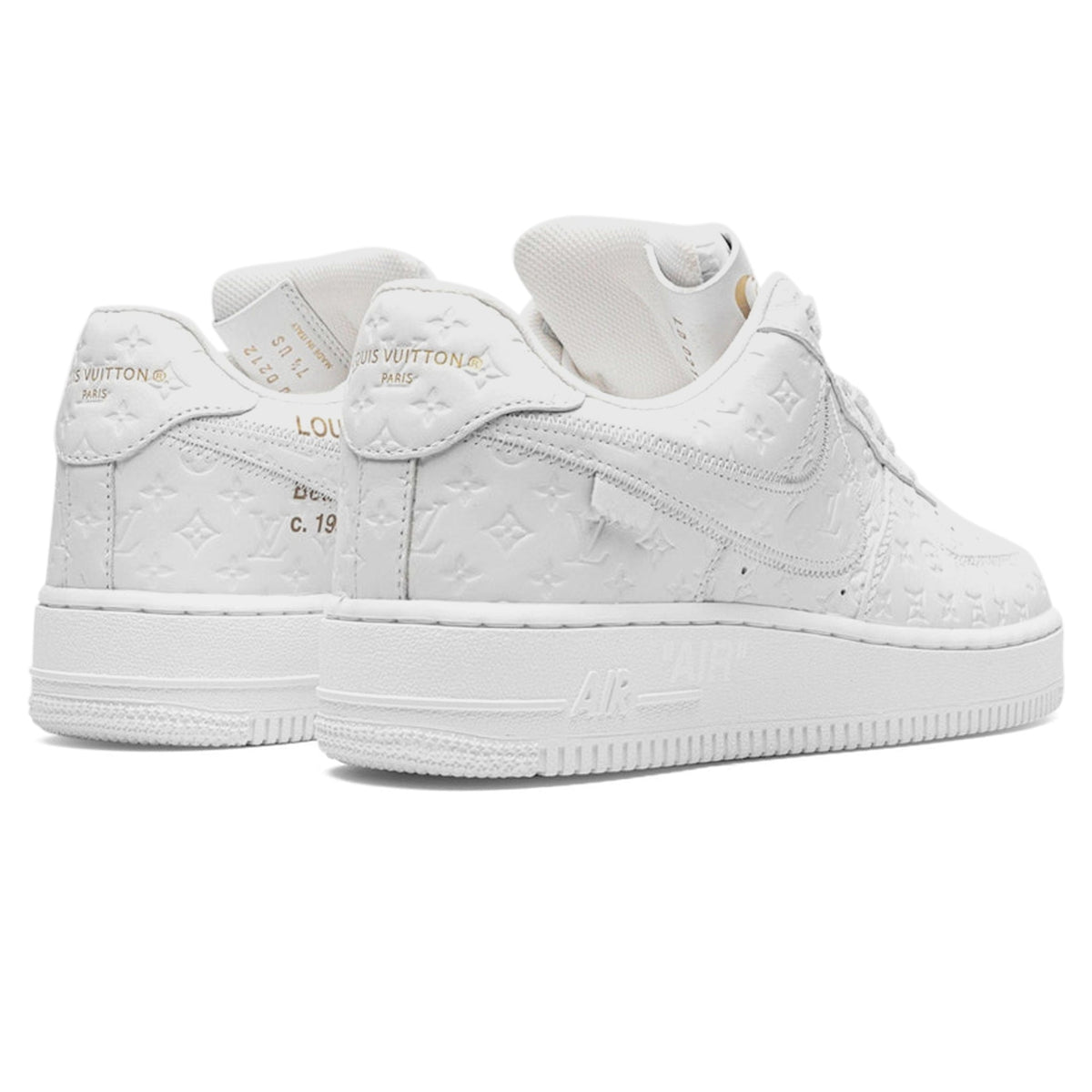 Louis Vuitton x Nike Air Force 1 Low White Sneakers