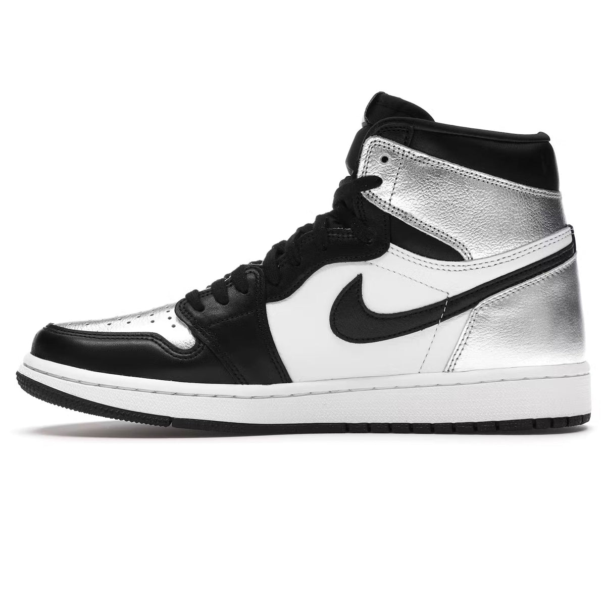 Air Jordan 1 Retro High Silver Toe - Women's Sneakers - Grey