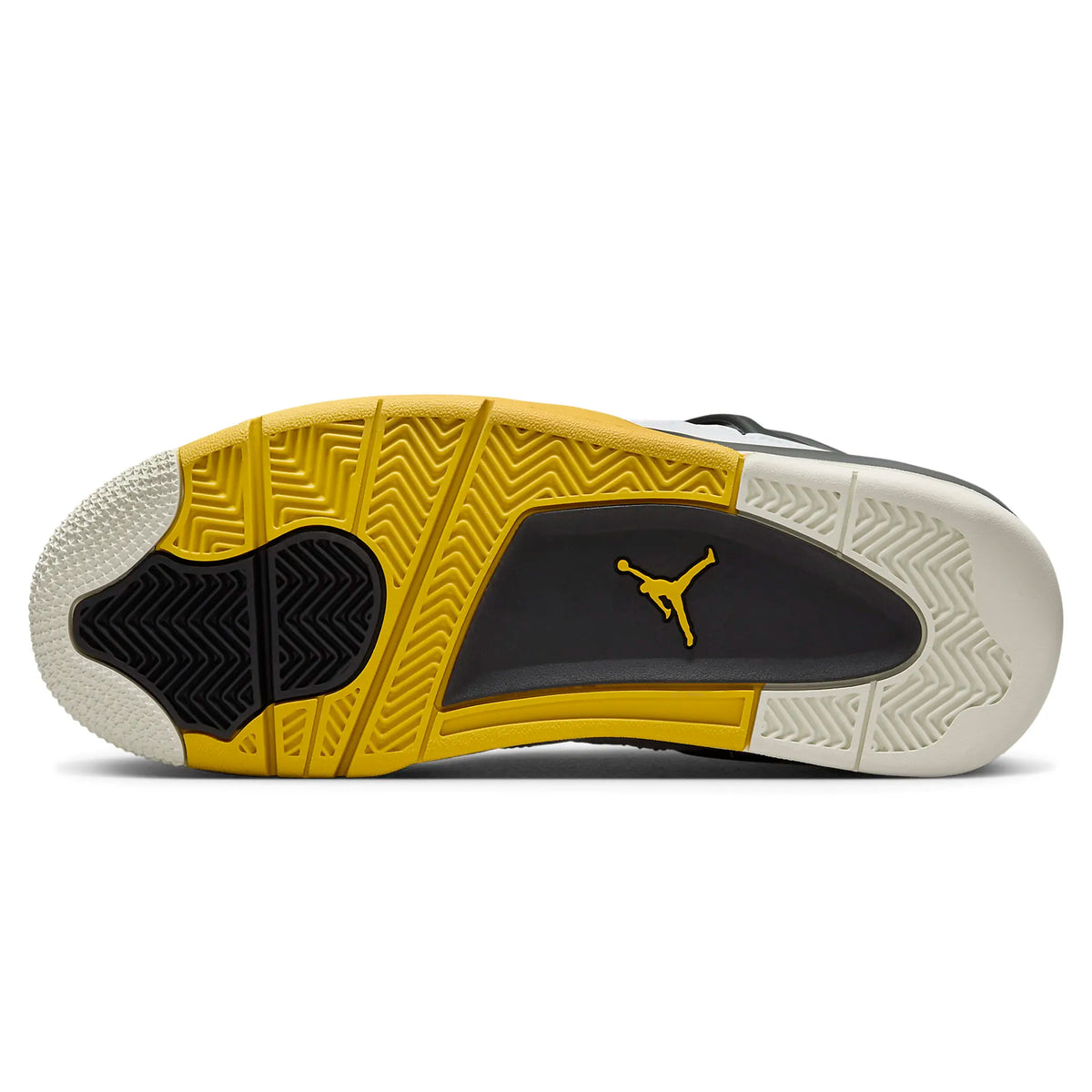 Air Jordan 4 Retro Vivid Sulfur - Women's Sneakers - White