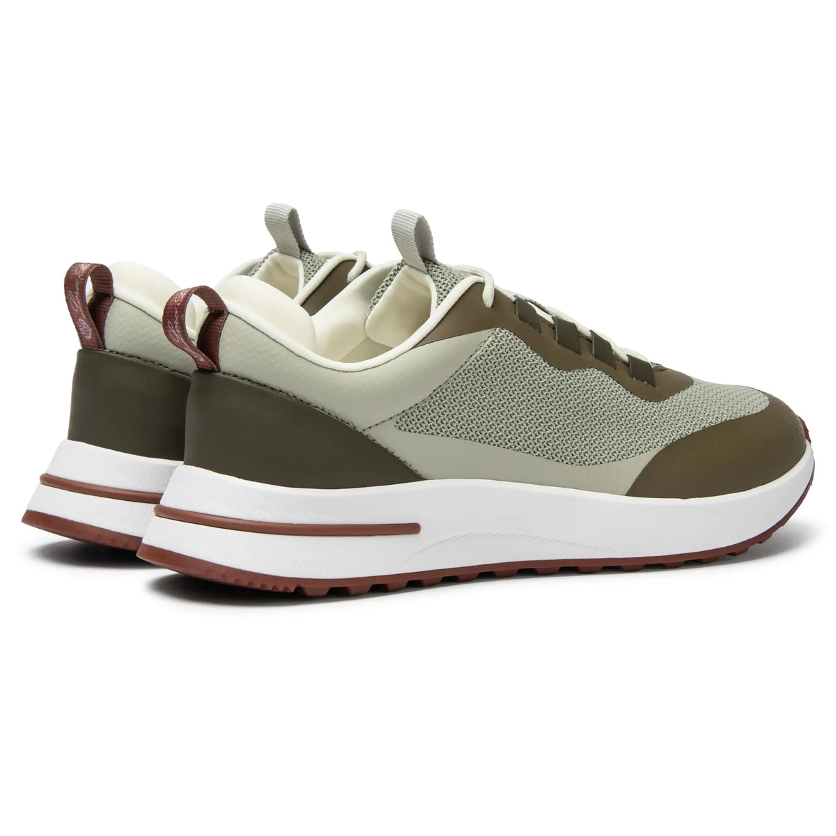 Loro Piana Week End Walk Frost Dark Green Linen Mesh Sneaker