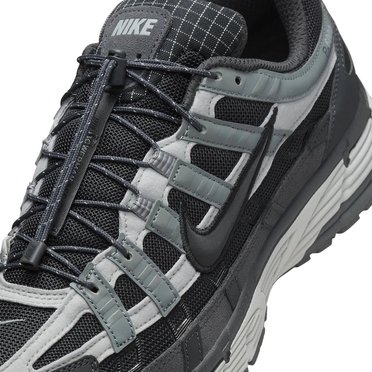Nike P-6000 Premium Anthracite Smoke Grey Sneakers - Black