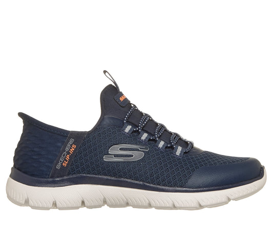Skechers Slip-ins: Summits - High Range, NAVY / ORANGE