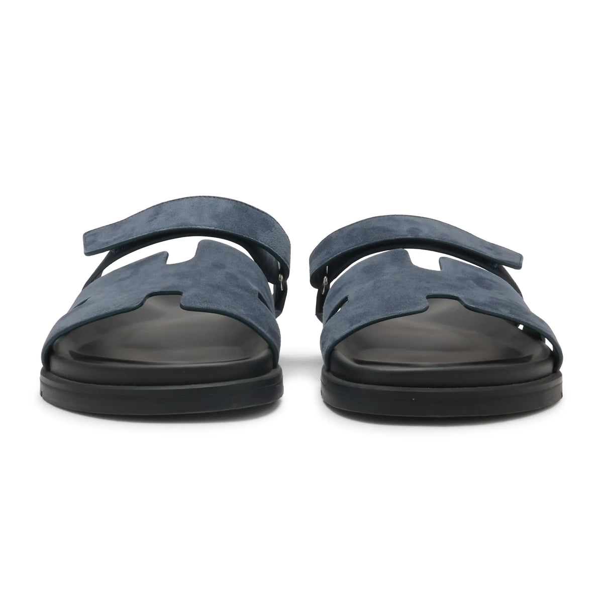 Hermès Paris Preloved - Hermes Paris Chypre Suede Blue Sandals
