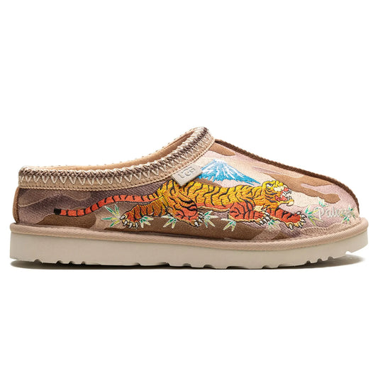 Palace x UGG Tasman Chestnut Camo Slippers - Brown
