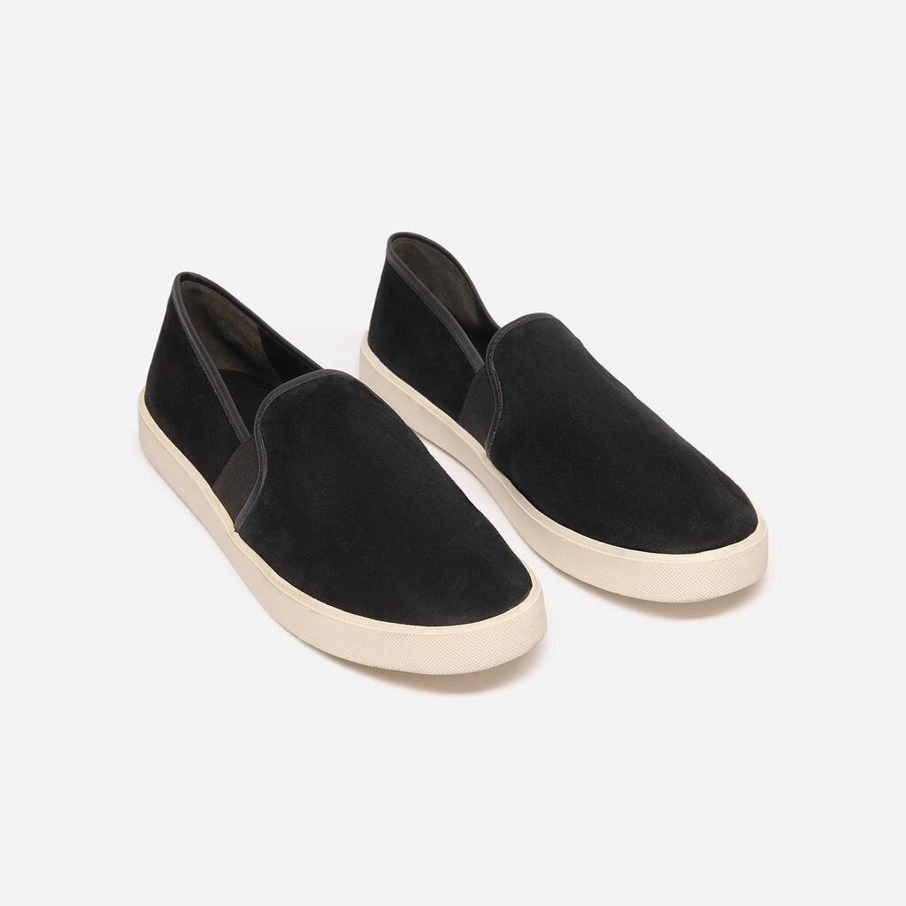 Vince Black Suede Slide Sneakers