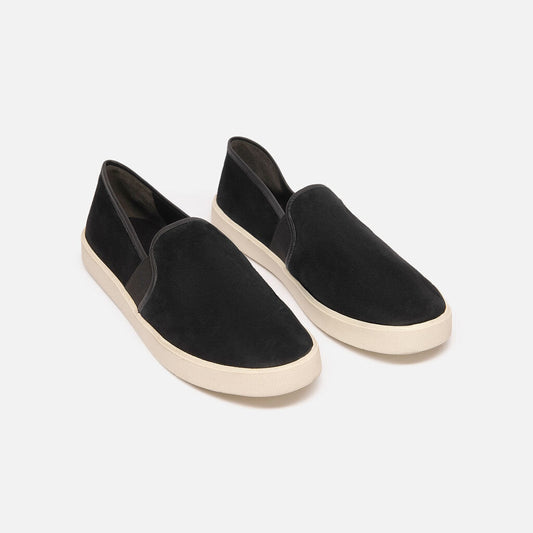 Vince Black Suede Slide Sneakers