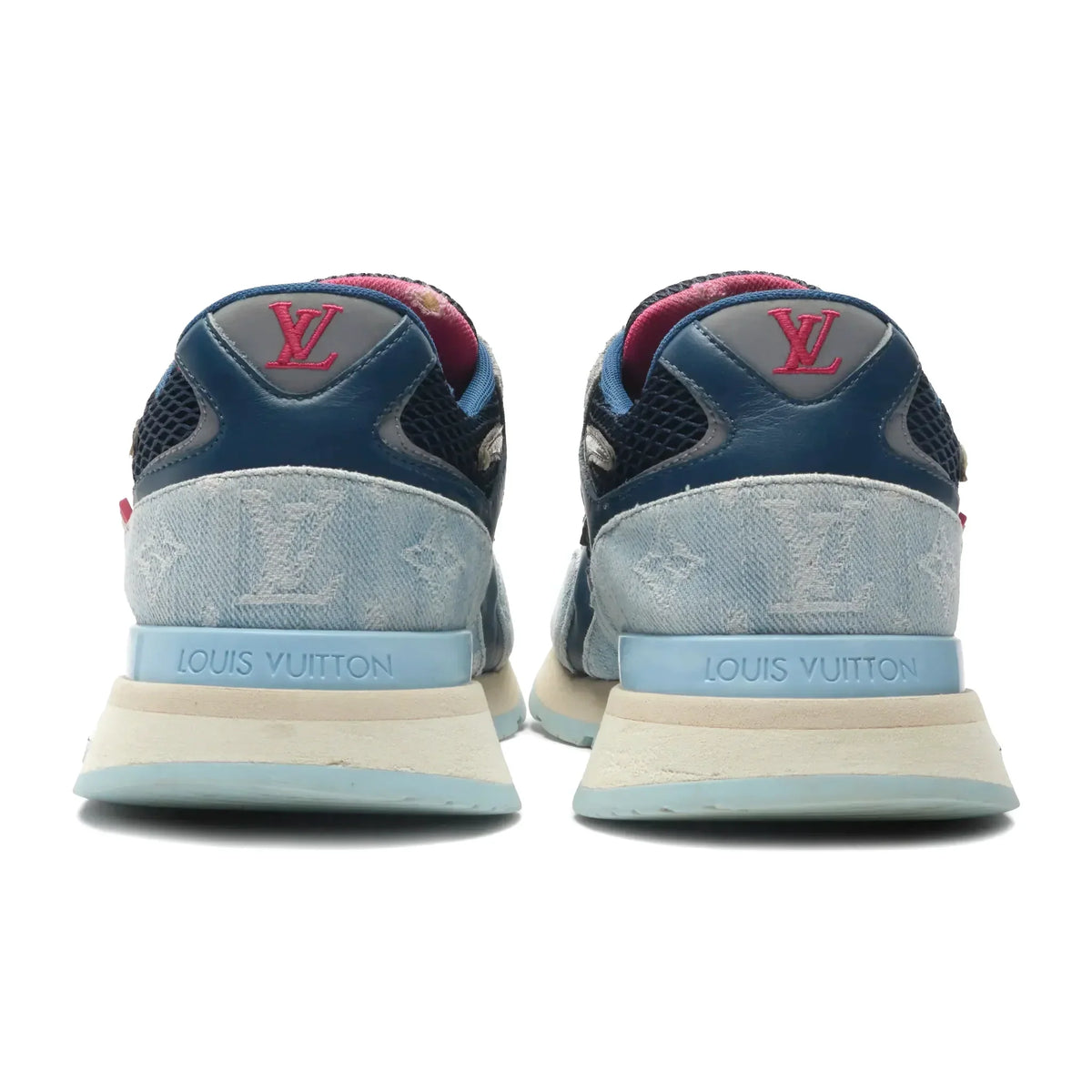 Preloved - Louis Vuitton LV Run Away Blue Sneaker