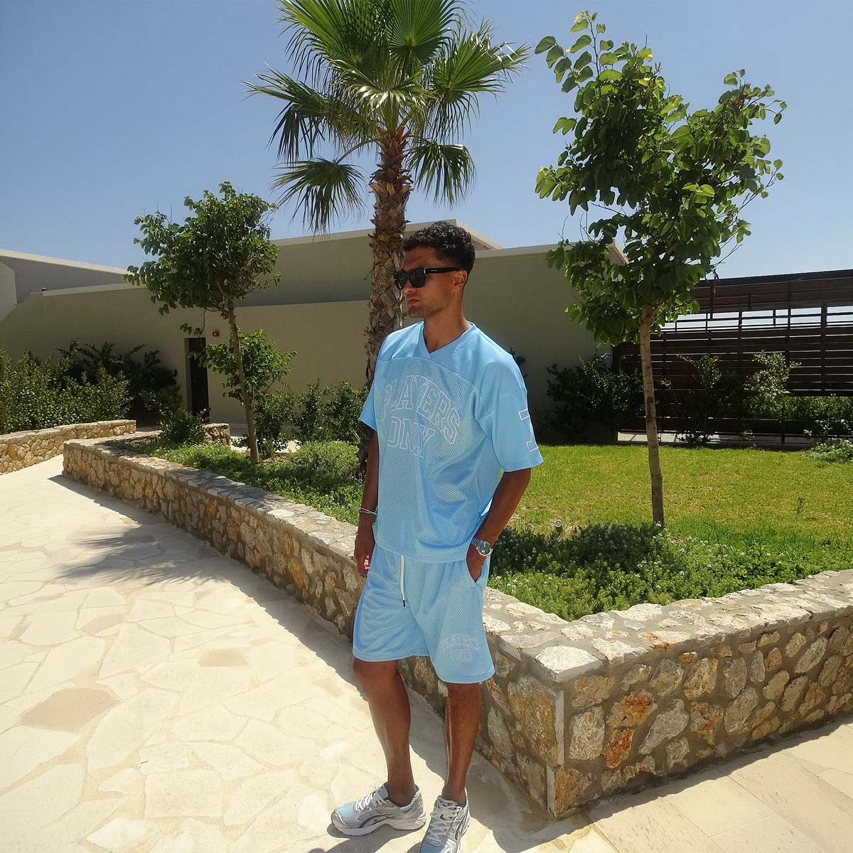 Players Only Mesh Blue Jersey
