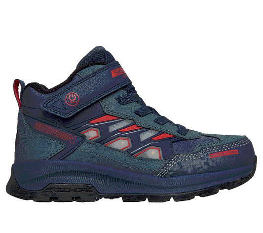 S-Lights Waterproof: Storm Blazer - Glow Trail, NAVY / RED