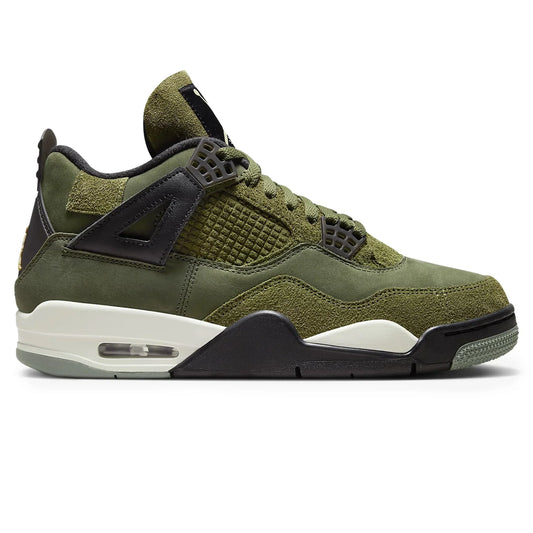 Air Jordan 4 Retro SE Craft Olive Sneakers - Green