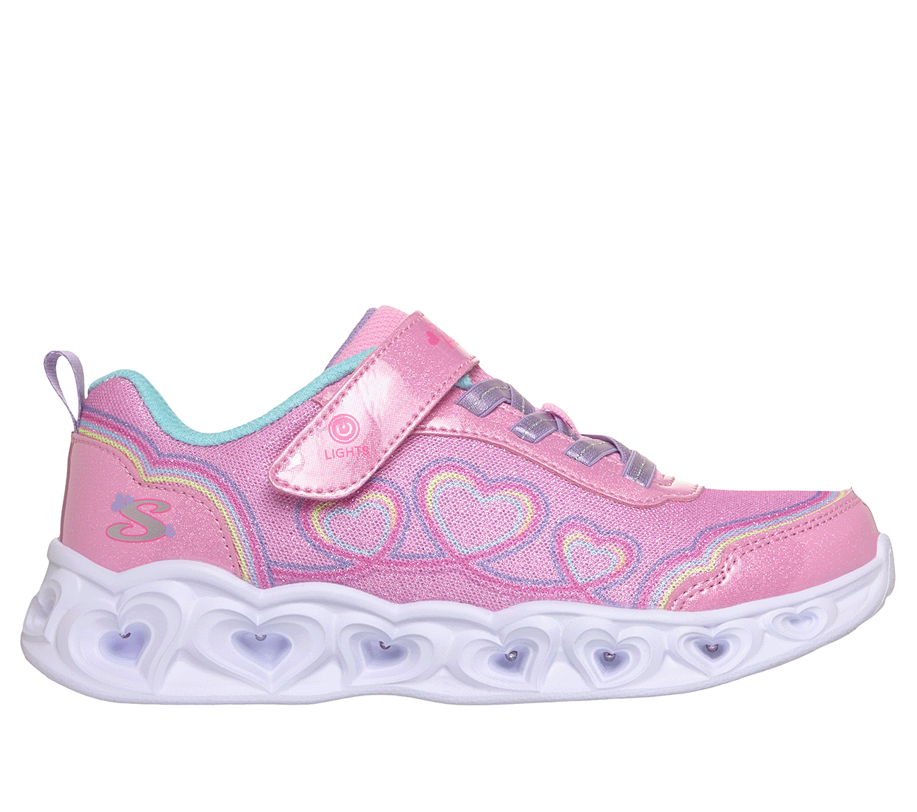 Heart Lights - Bubble Love, PINK / MULTI