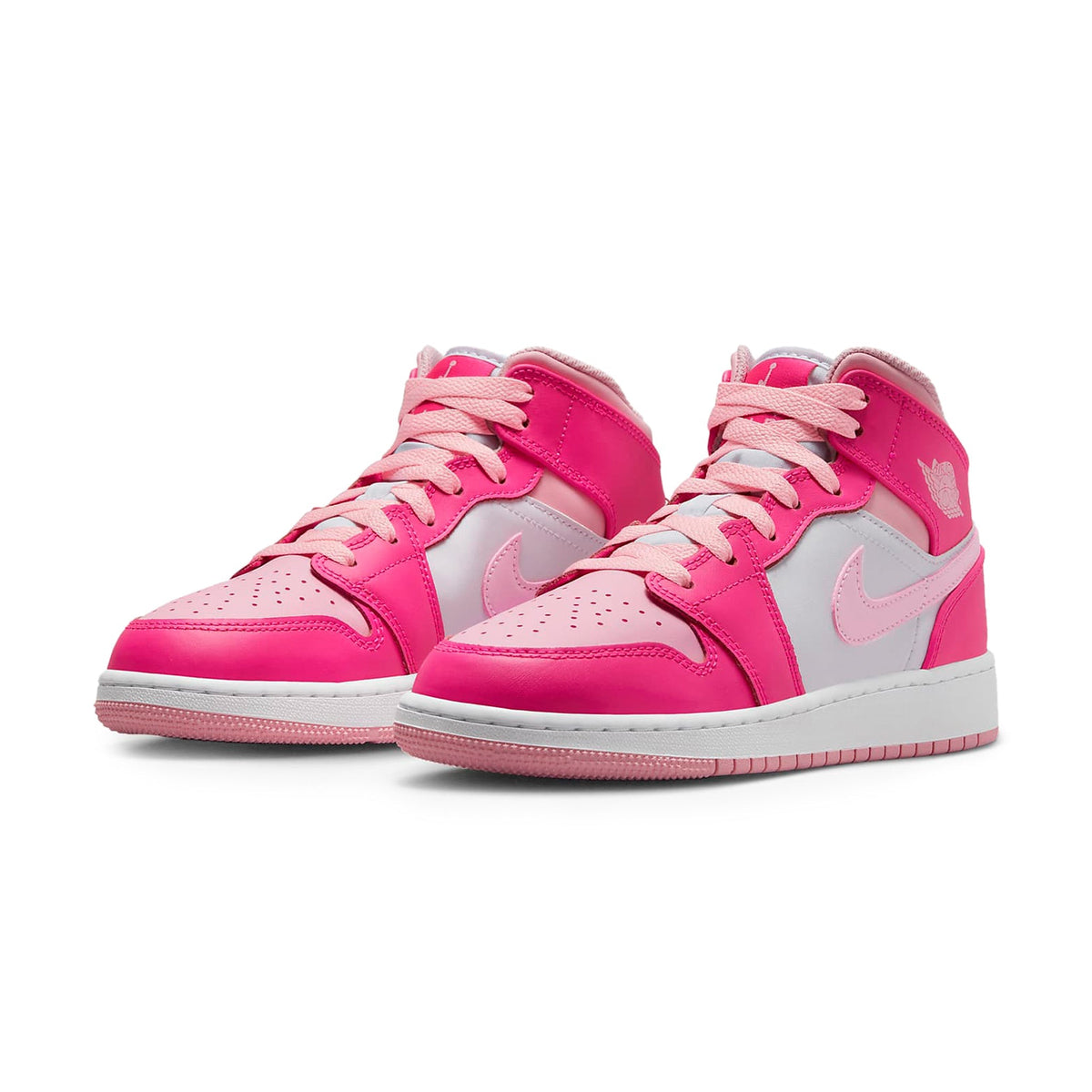 Air Jordan 1 Mid Fierce Pink (GS) Sneakers