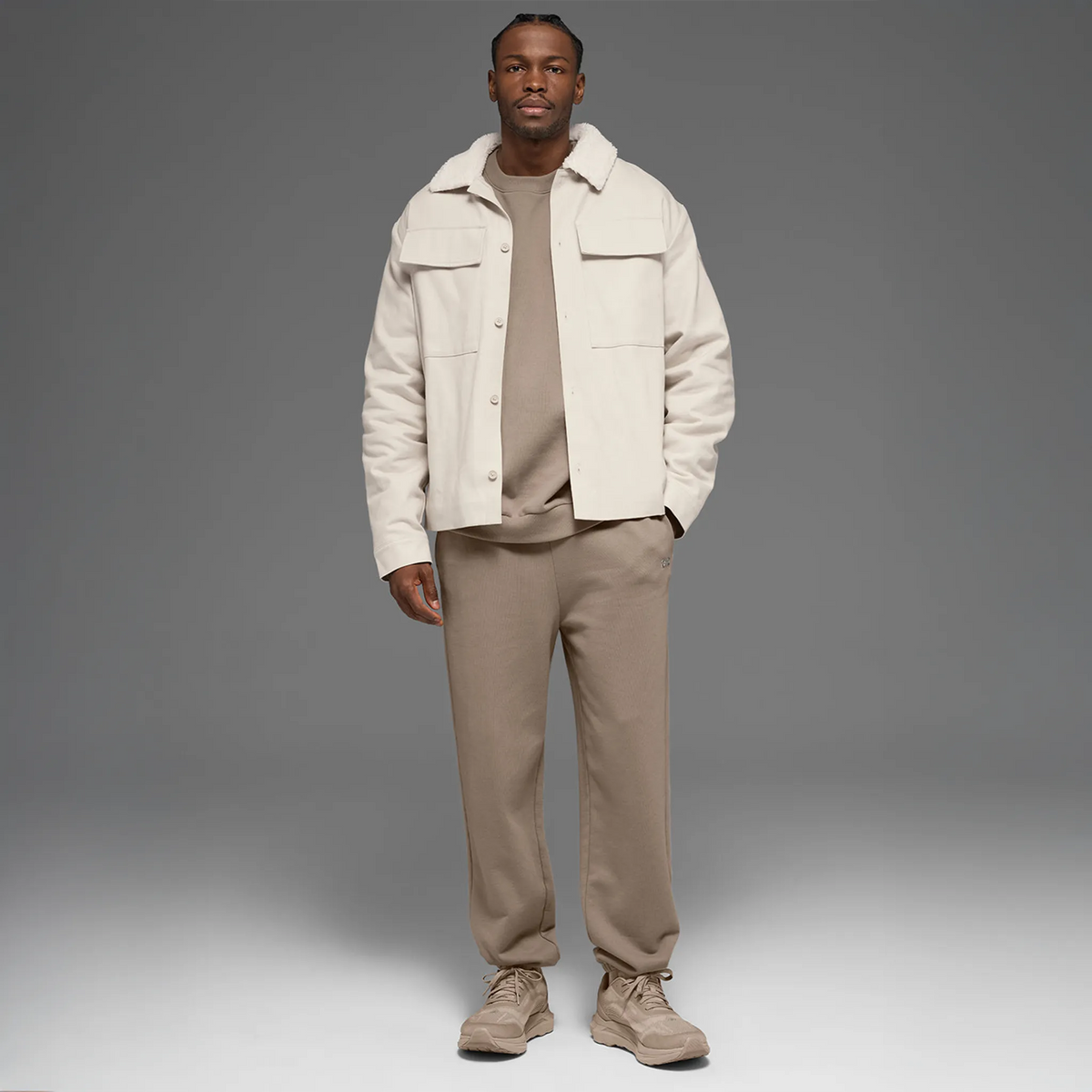 Alo Yoga Canvas Utility Bone Shacket Jacket