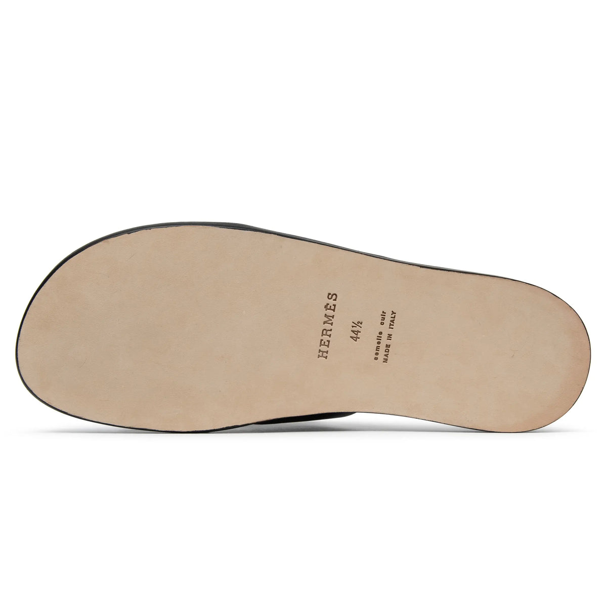 Hermes Paris Izmir Black Sandal (Minor Scratch)