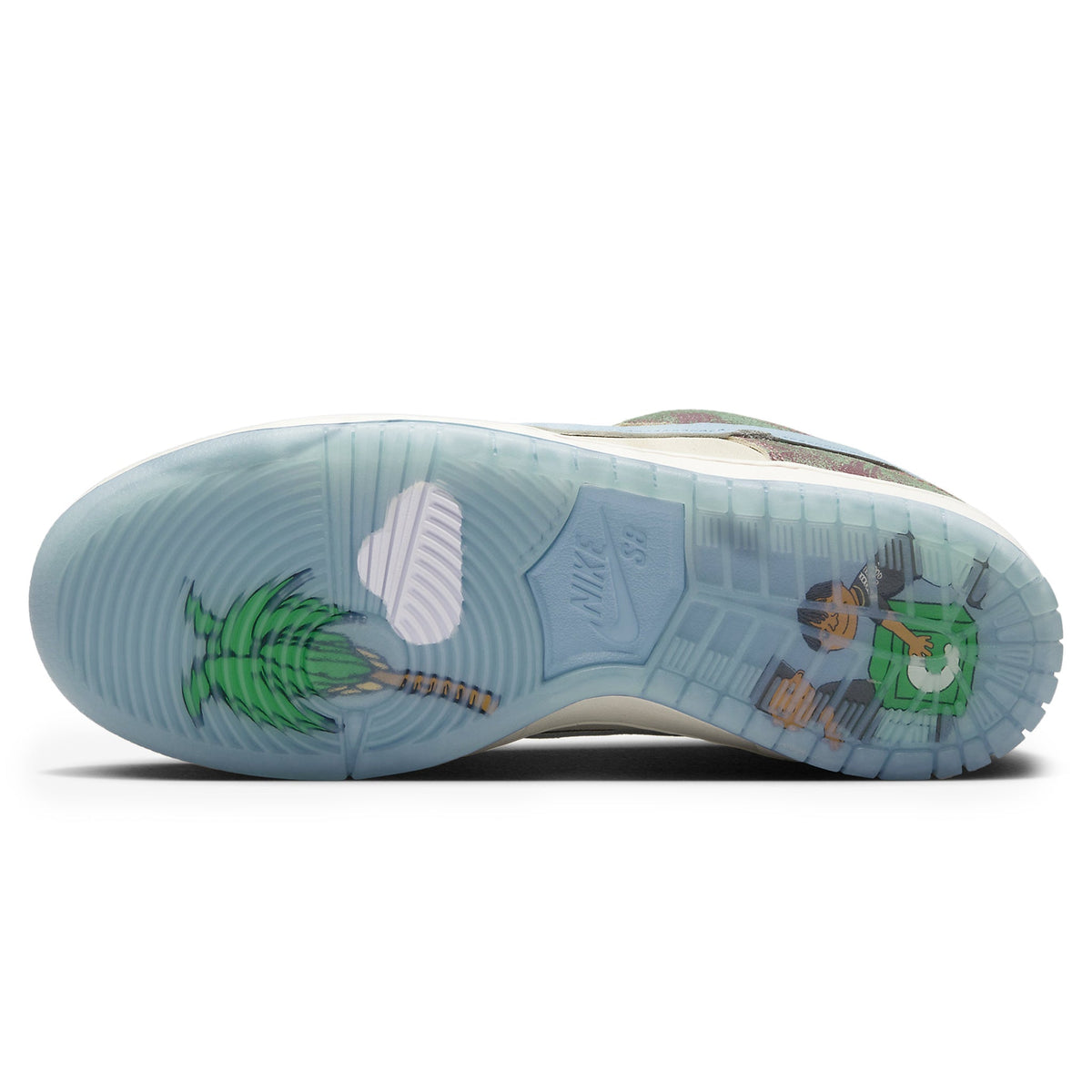 Crenshaw Skate Club x Nike SB Dunk Low Sneakers - Beige
