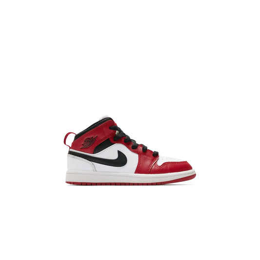 Preloved - Air Jordan 1 Mid Chicago White Heel (PS)
