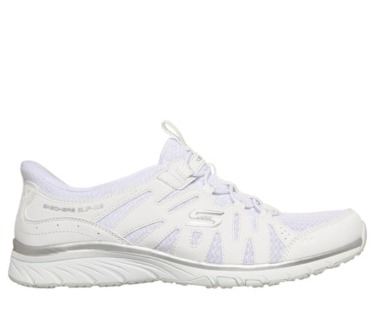 Skechers Slip-ins: Gratis Sport - Tranquil, WHITE / SILVER