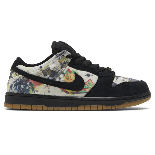 Supreme x Nike SB Dunk Low Rammellzee Sneakers - Black
