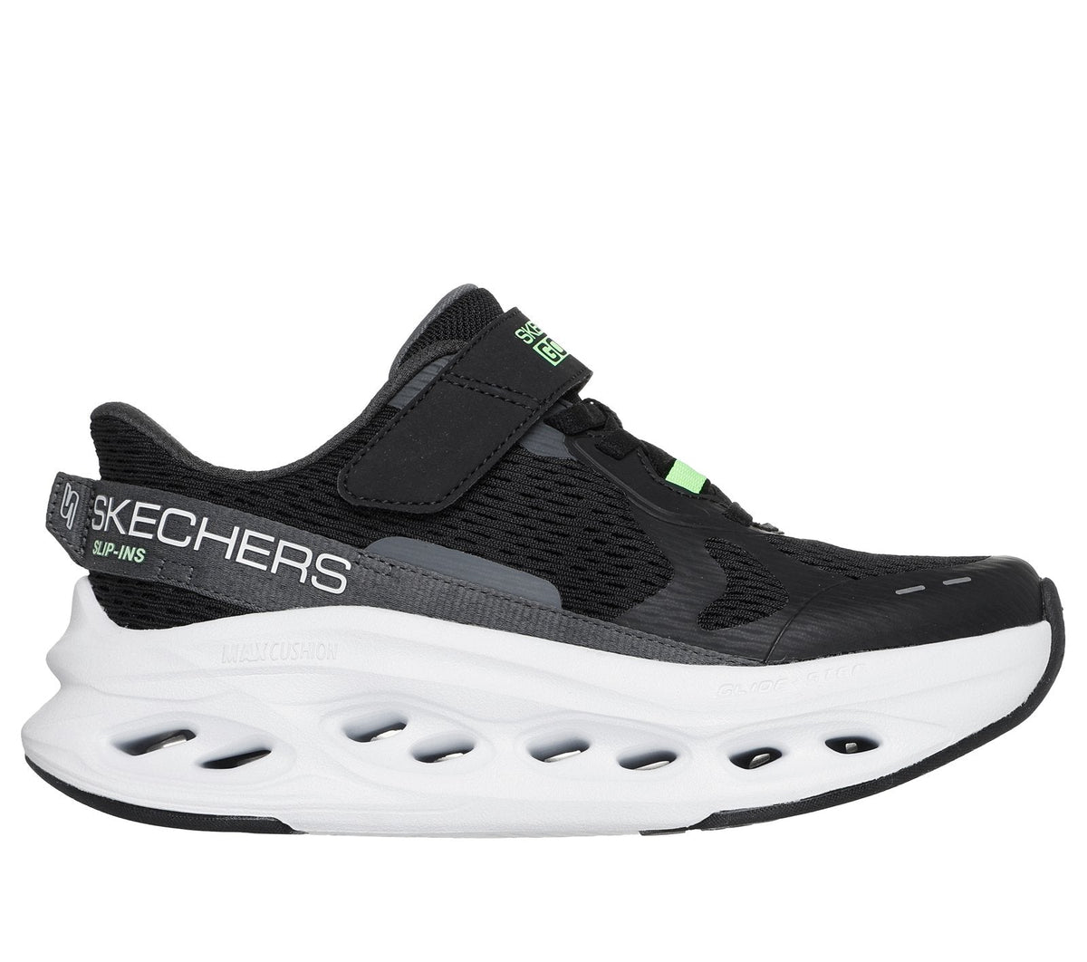 Skechers Slip-ins: Max Cushioning Glide-Step, BLACK