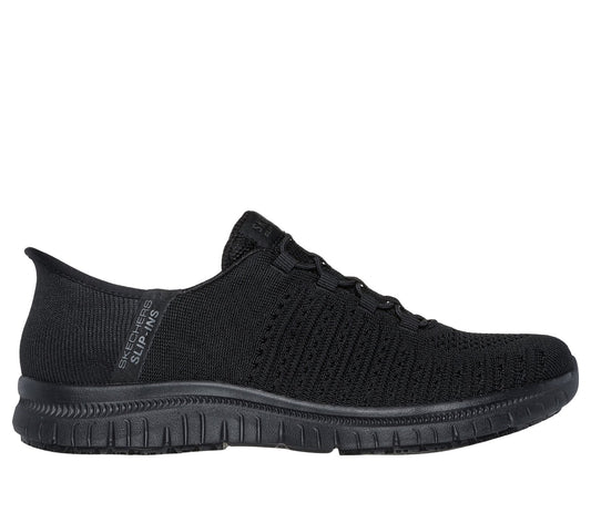 Skechers Slip-ins Work Slip-Resistant: Virtue - Valsea, BLACK