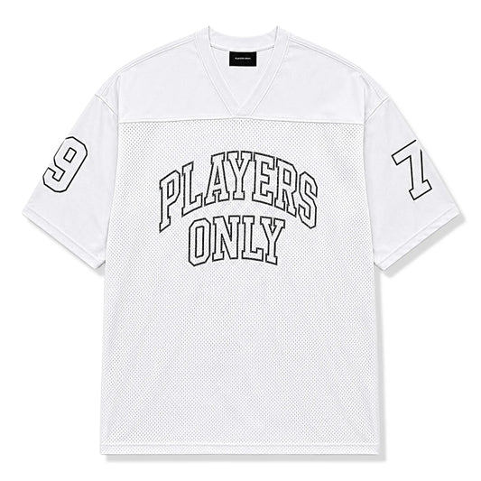Players Only Mesh White Jersey