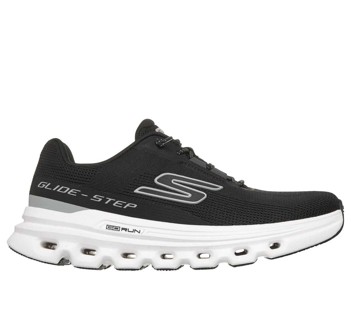 GO RUN Glide-Step Arch Fit - Casion, BLACK / WHITE